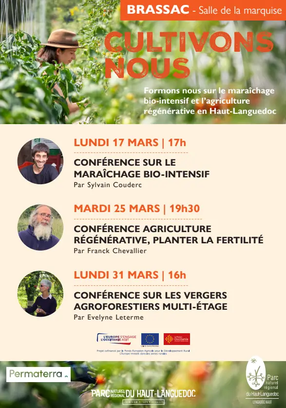 PNR Haut-Languedoc & Permaterra - Cycle de formation en agroécologie